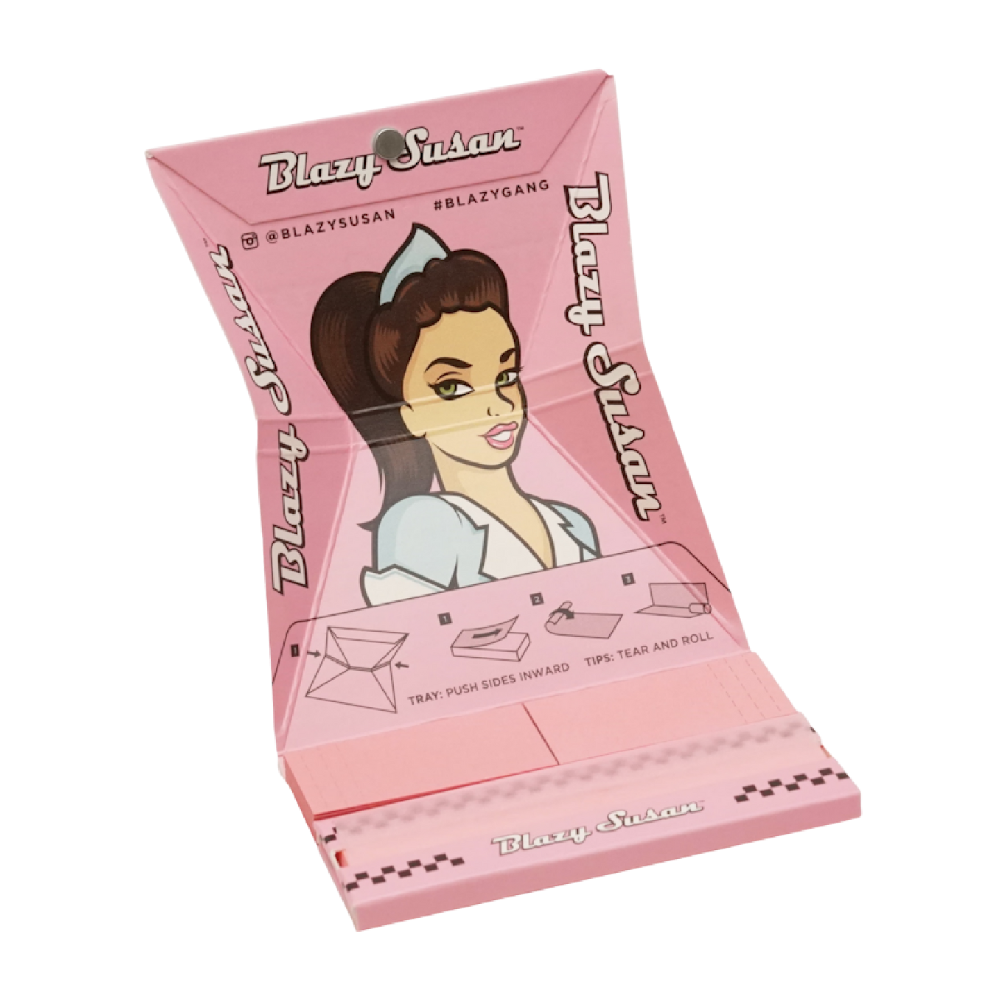 Blazy Susan - Kit deluxe Papel con filtros 1 1/4 Rosa