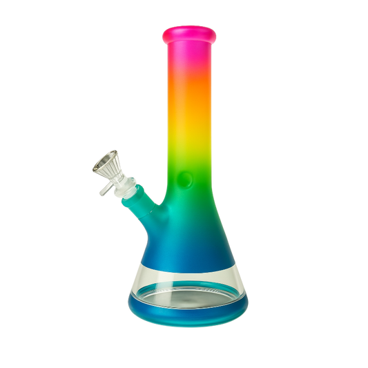 Pyrex - Rainbow Canabis Bong 105 mm x 220 mm