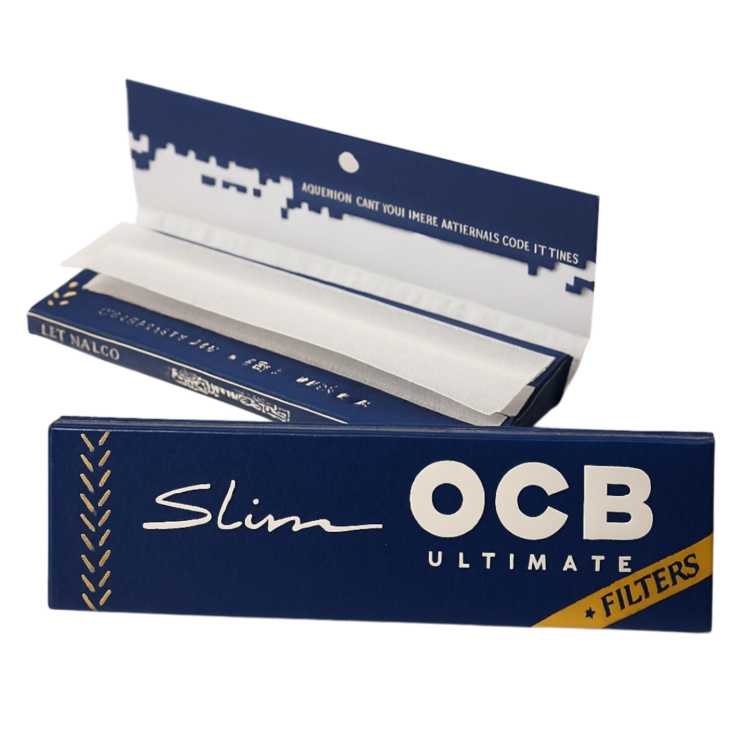OCB - Kit deluxe Papel con filtros king size natural slim