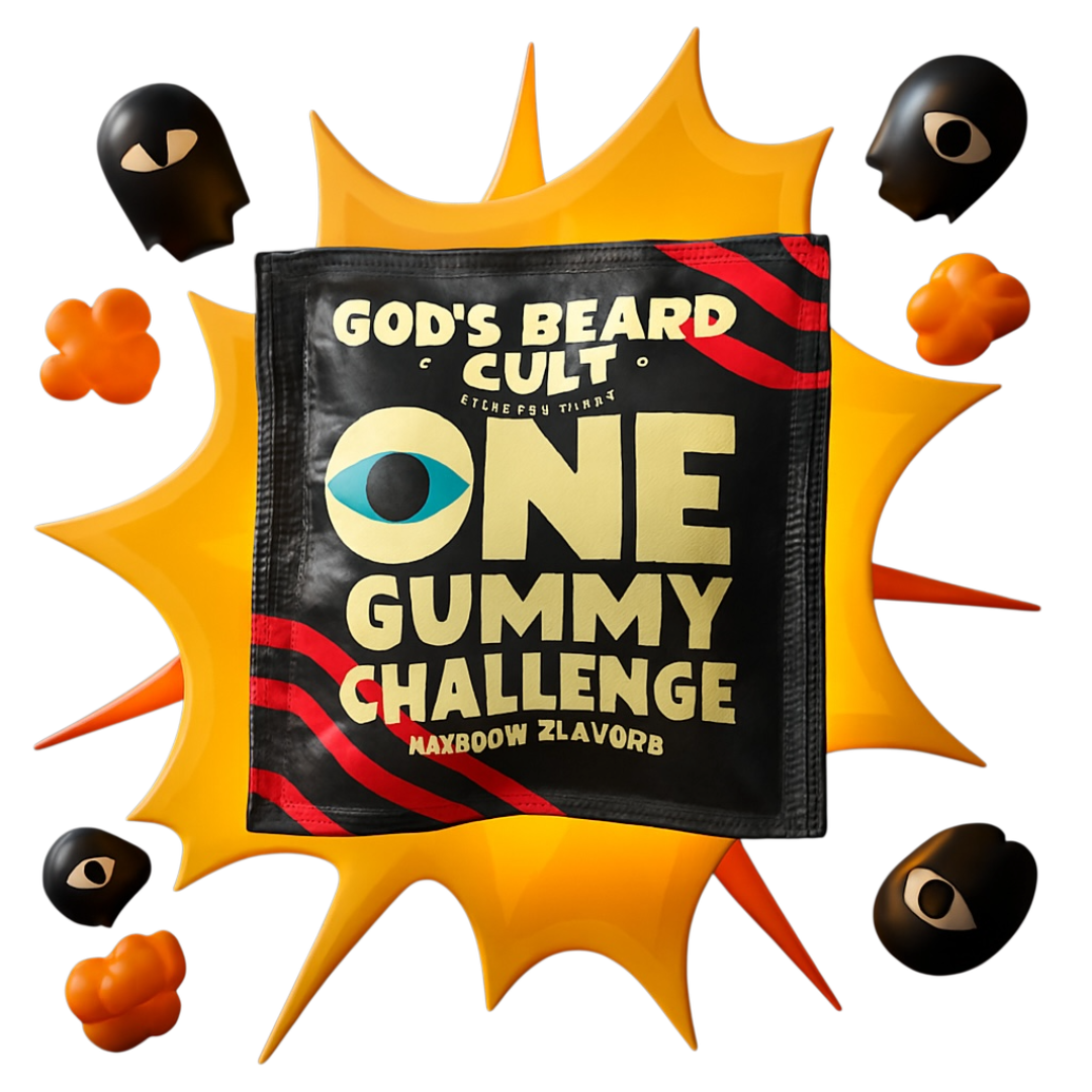 Gods Beard Cult - One Gummy Challenge 300 mg