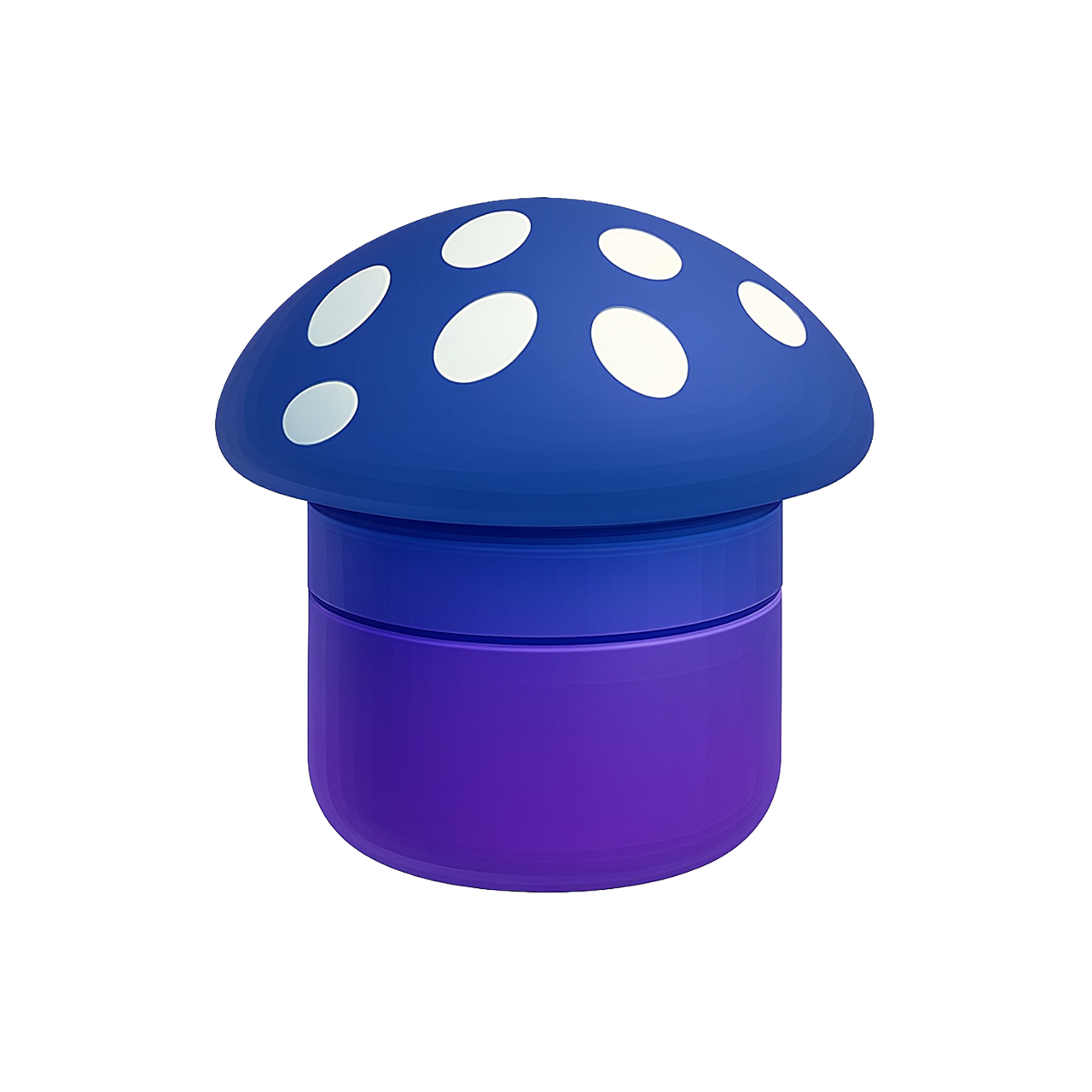 Grinder 45 mm 4 piezas - Champiñon Golden Teacher Color verde mota o Boooberry 🫐👻